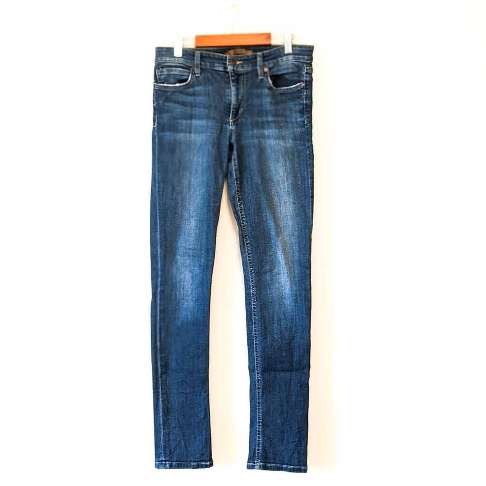 Joe's Jeans Lindz Mid Rise Skinny Blue Wash Jeans Size 28 - Picture 3 of 8